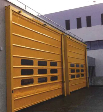 Installation et pose de portes industrielles à enroulement spirale en Bretagne
